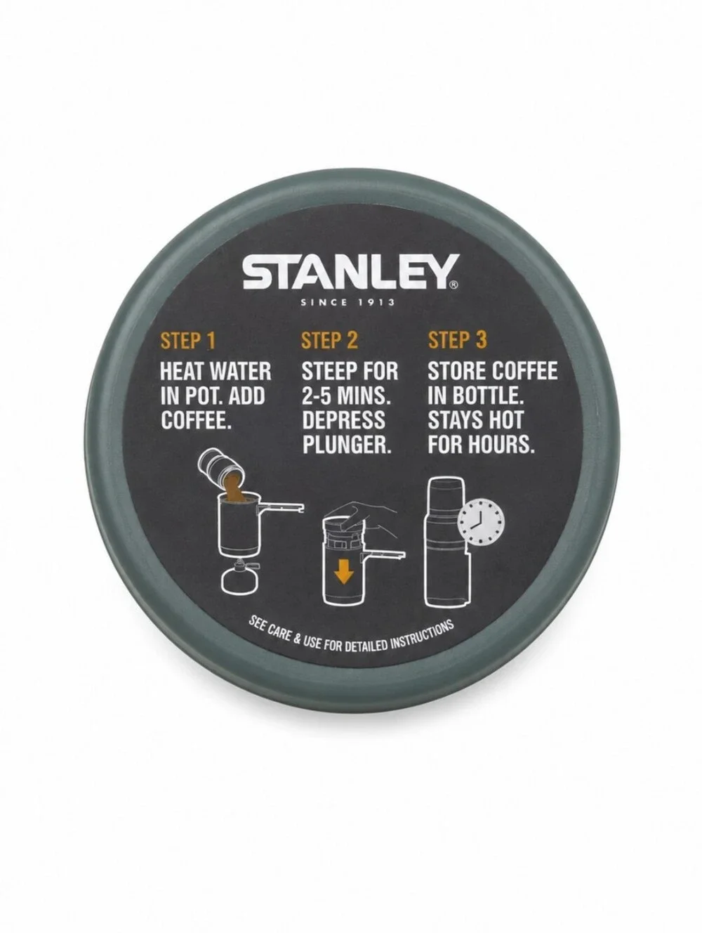 Discontinued Stanley Boiling Pot + French Press Vacuum Bottle Rare Item - Picture 8 of 10